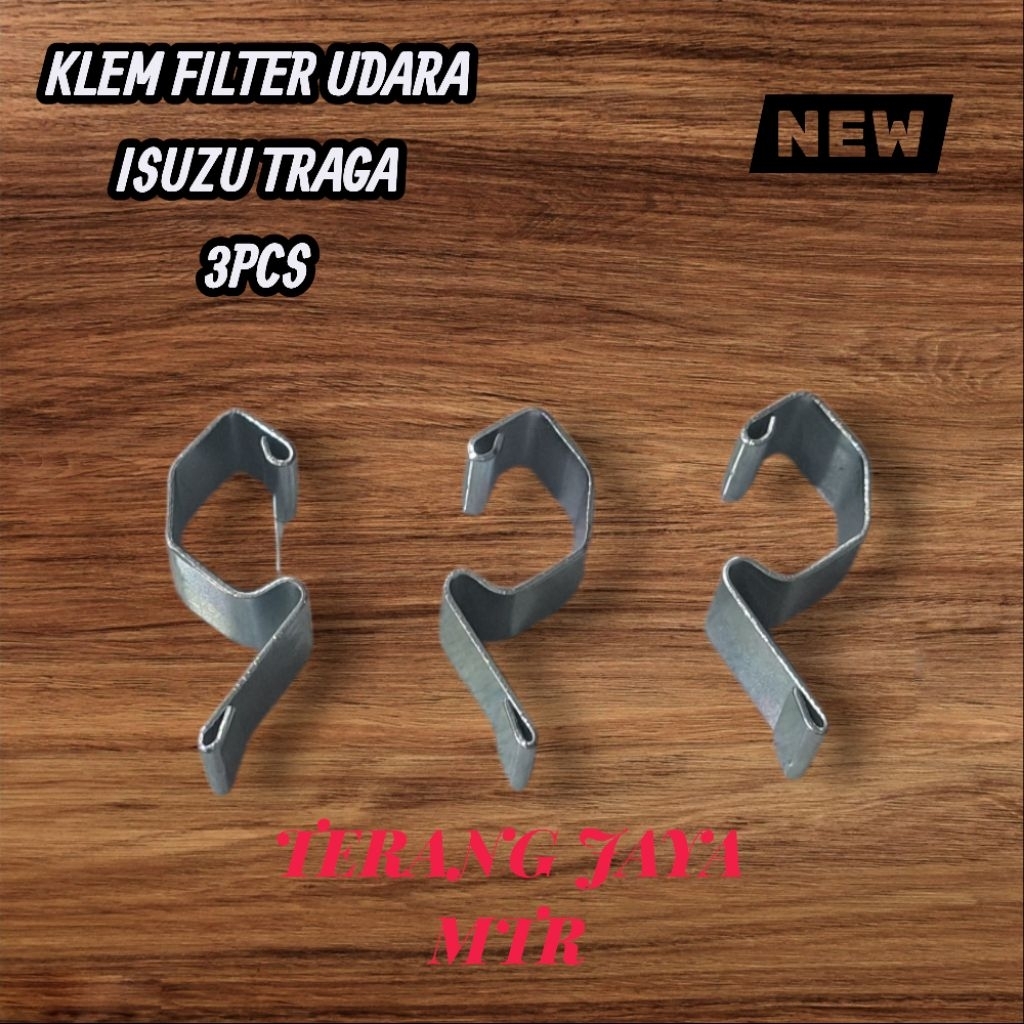 KLEM KANCING PENGAIT TUTUP FILTER SARINGAN UDARA ISUZU TRAGA 3PCS