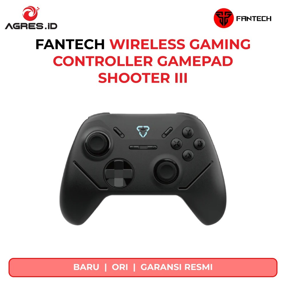 FANTECH WIRELESS GAMING CONTROLLER GAMEPAD SHOOTER III WGP13S BLACK WHITE