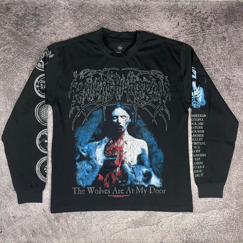 Kaos band Official Bring Me The Horizon - Haunting Long Slevee Original Horizon Supply