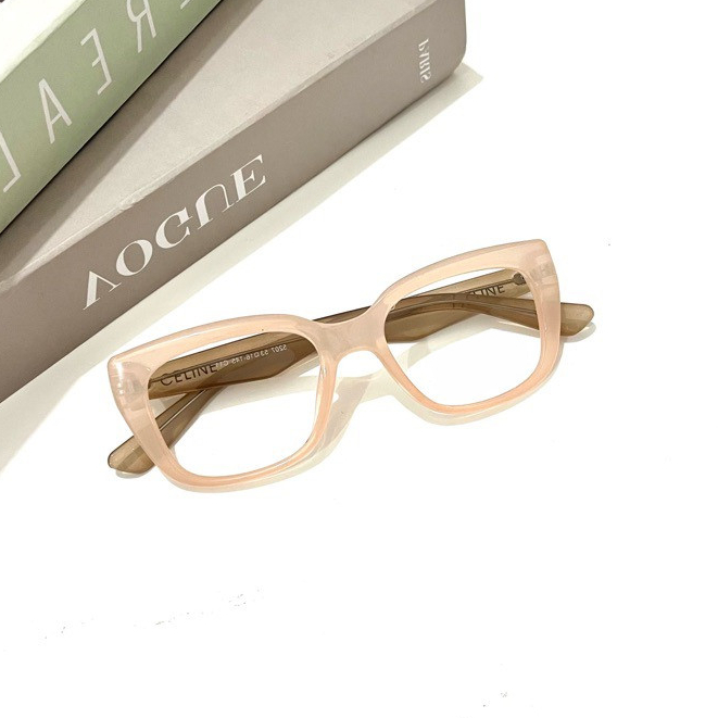 Frame Kacamata 5207 Cat Eye Retro Lensa Anti Radiasi Photocromic Bluecromic Blueray Minus Plus Cylin