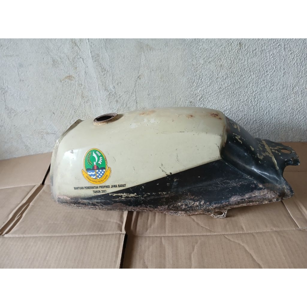 tangki honda win 100 original copotan bahan