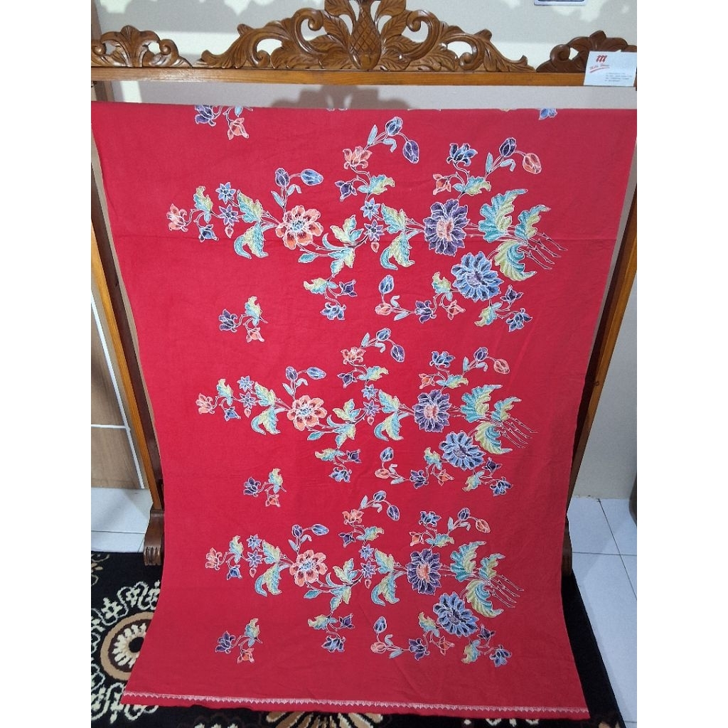 Kain Panjang Encim Buket Bunga/Kain Panjang Encim Buketan/Kain Batik Encim/Kain Buketan Defect Sale