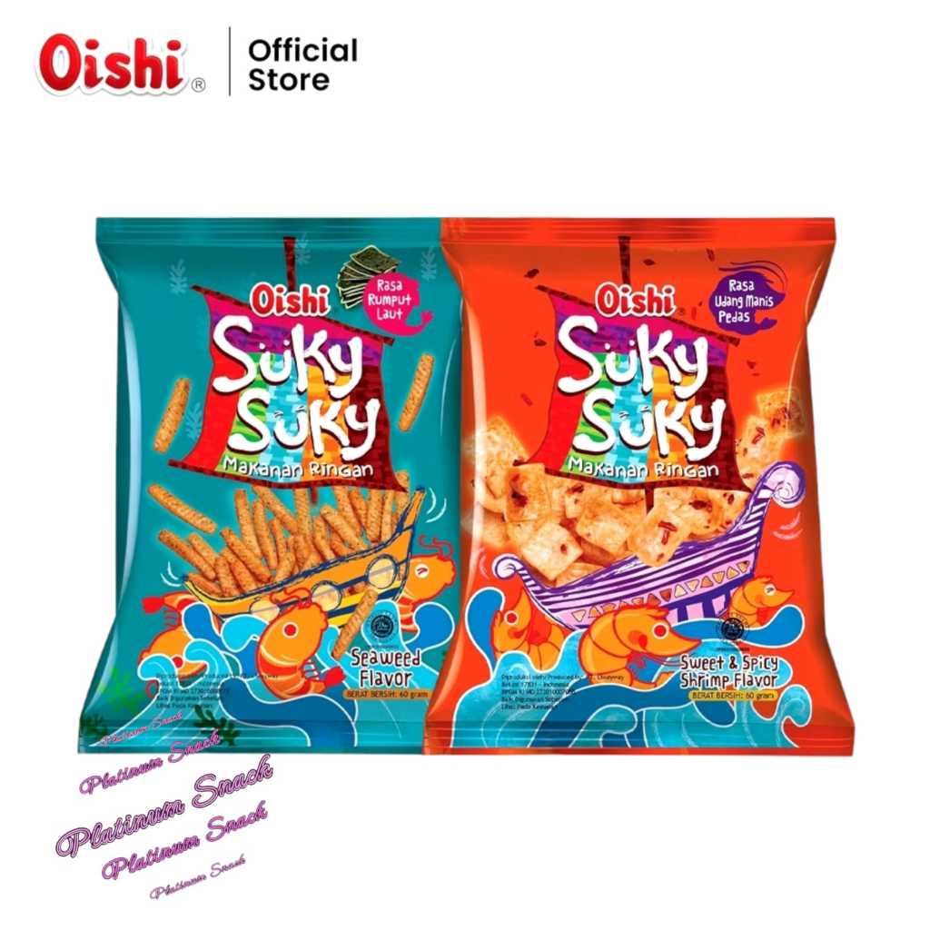 Oishi Suky Suky | Isi 10 Bungkus