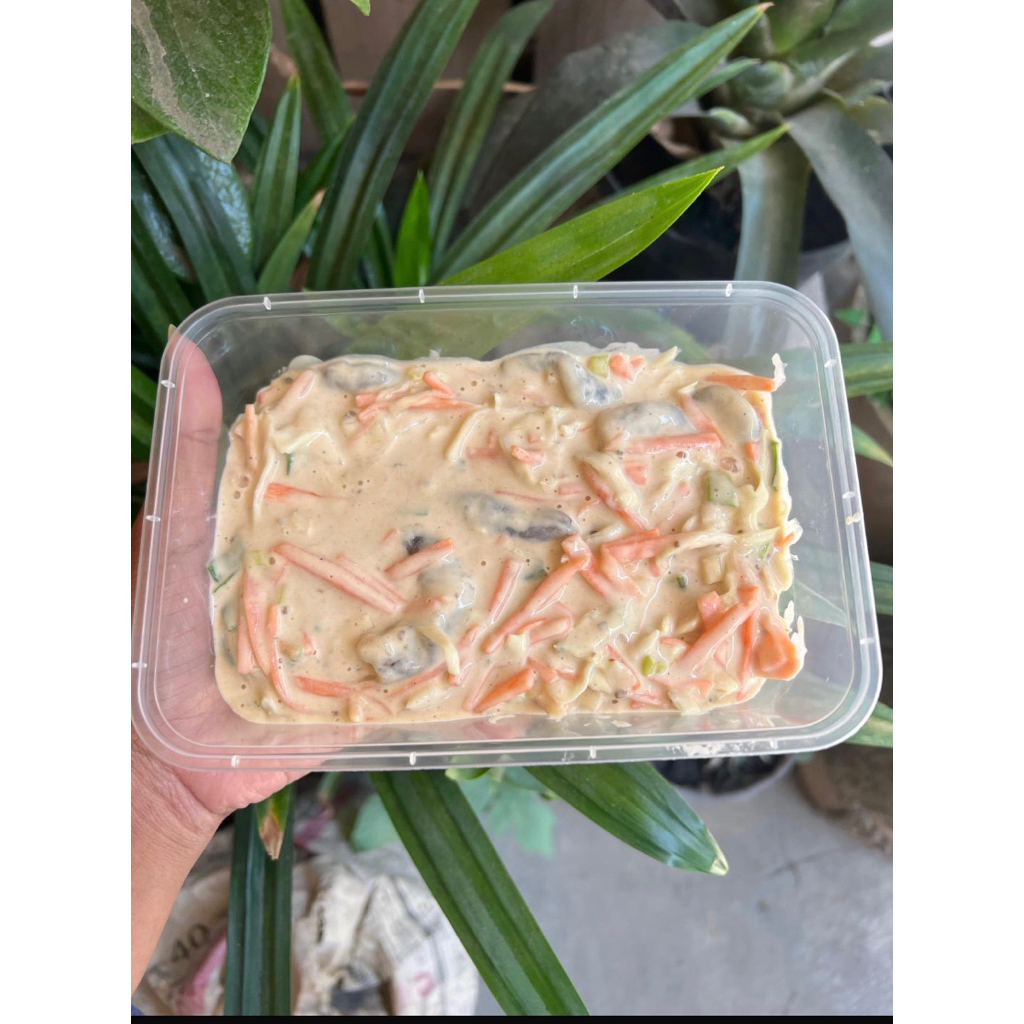 bakwan sayur topping udang