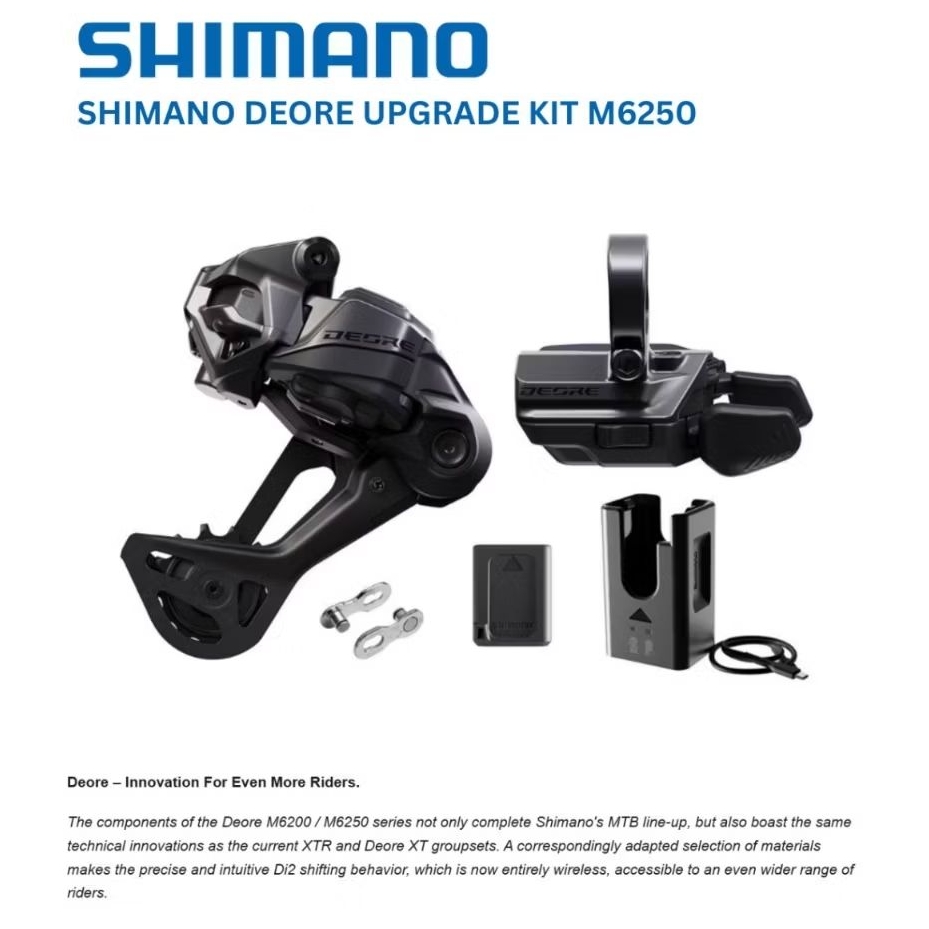 shimano deore DI2 M6250 kit set 12 speed mini groupset mtb