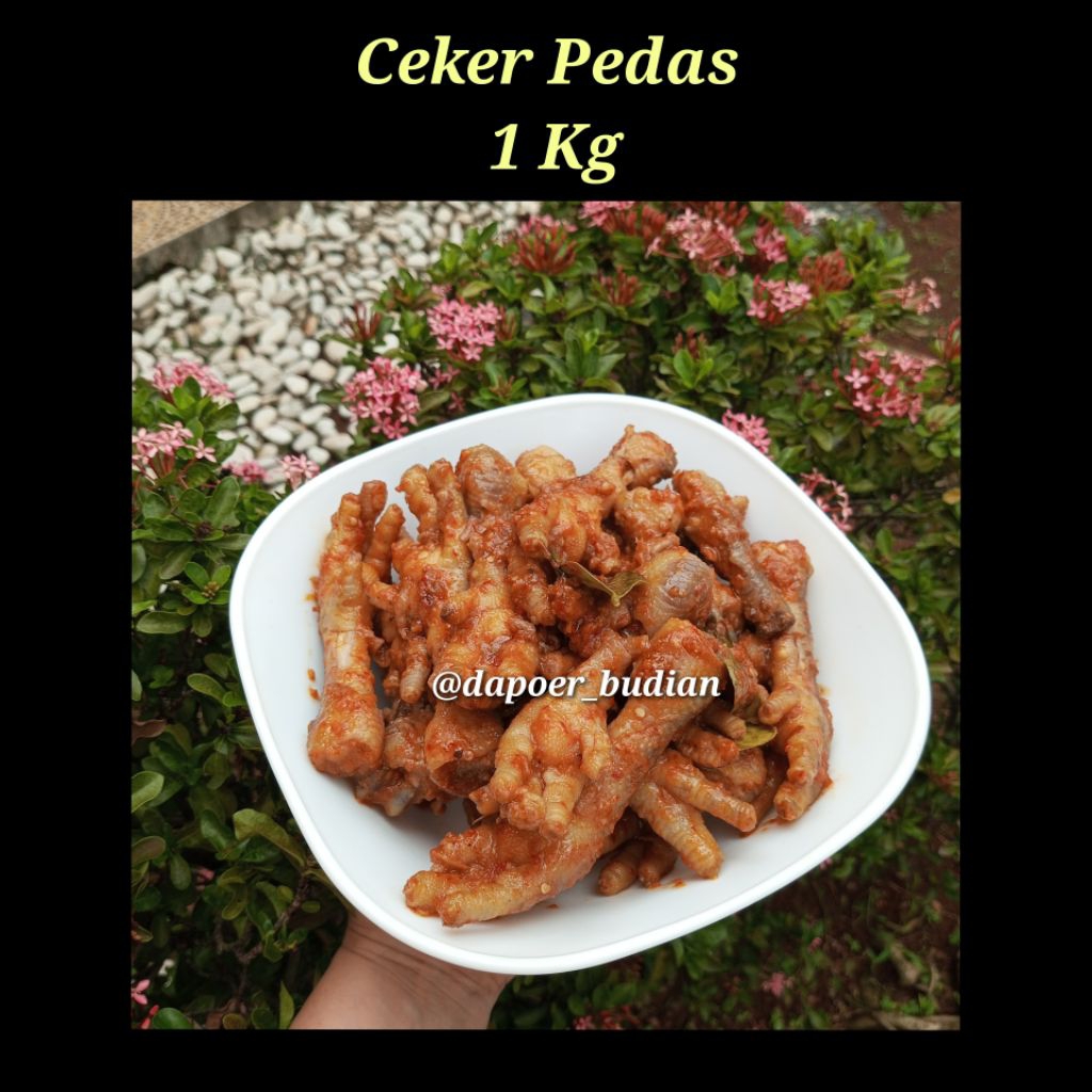 Ceker ayam pedas/ceker ayam mercon