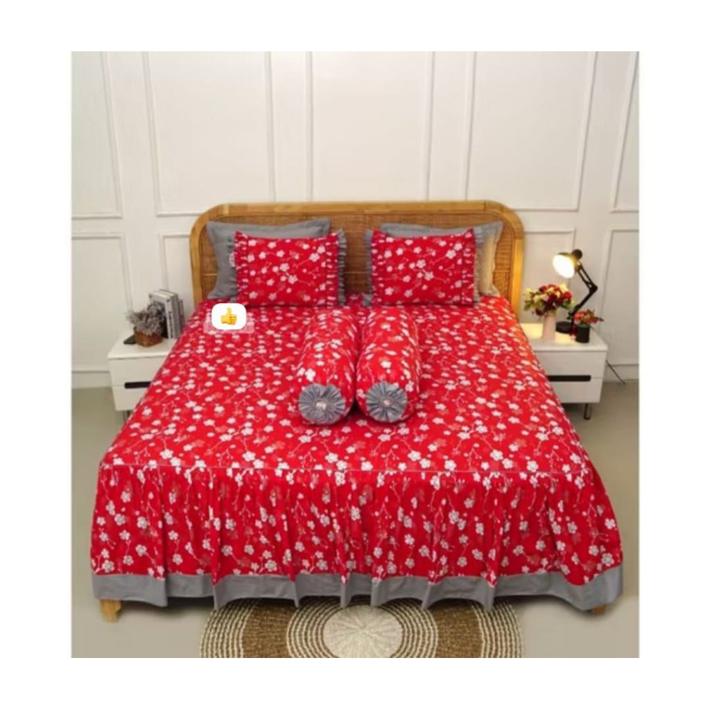 Sprei Rumbai Pengantin Katun Lokal Motit Elisa  by Katun Esra