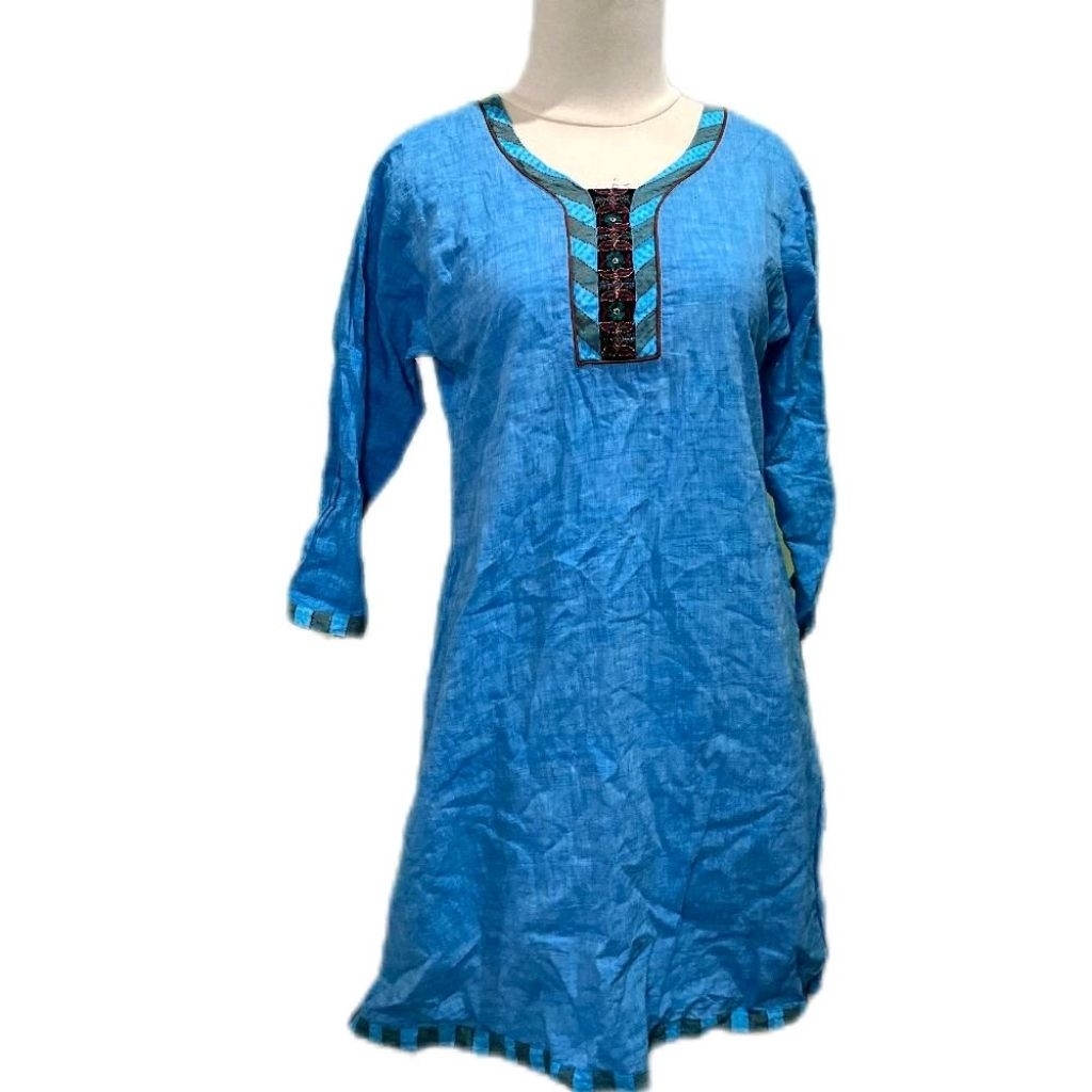 Kurti Single Lengan Panjang/baju india