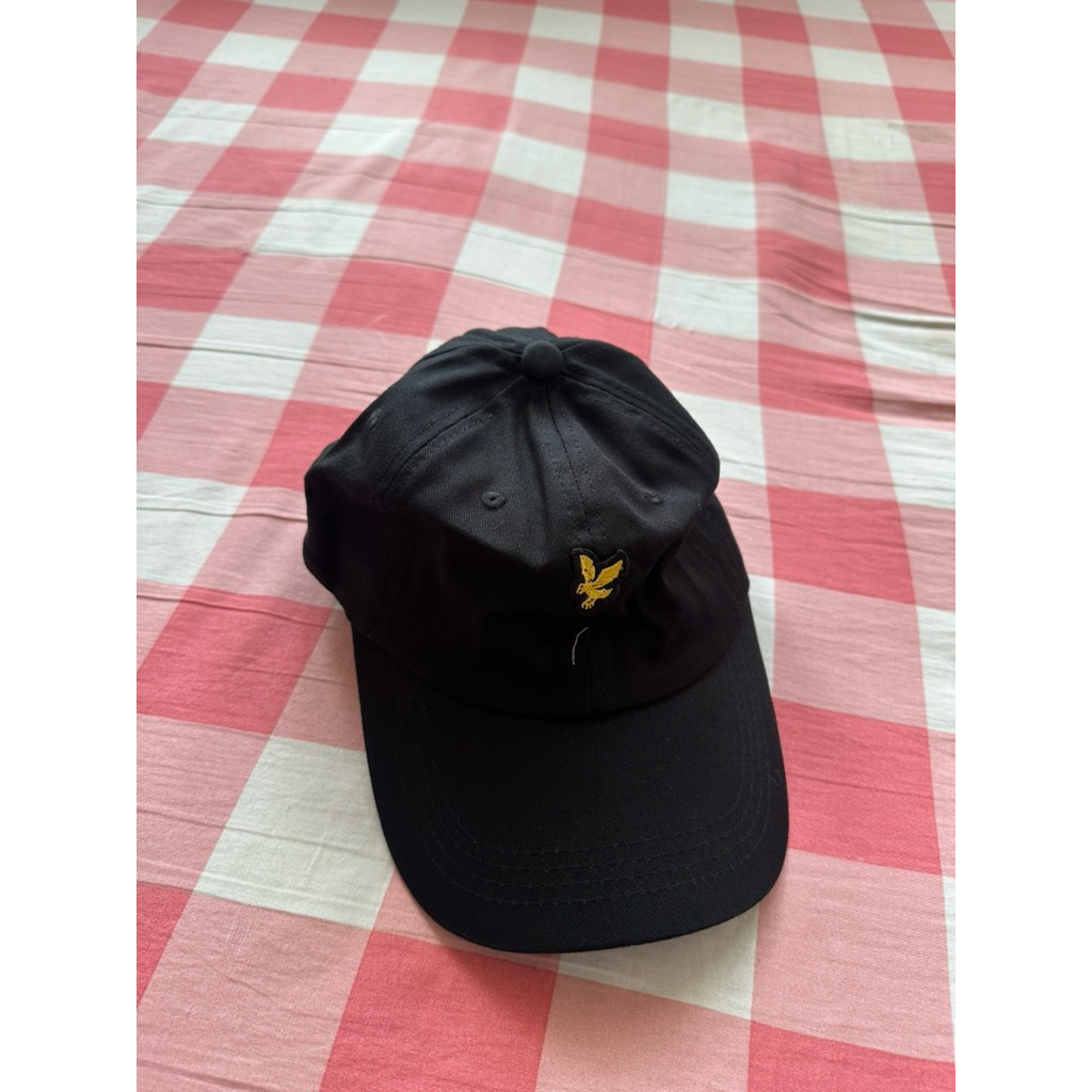 lyle and scott cap topi black