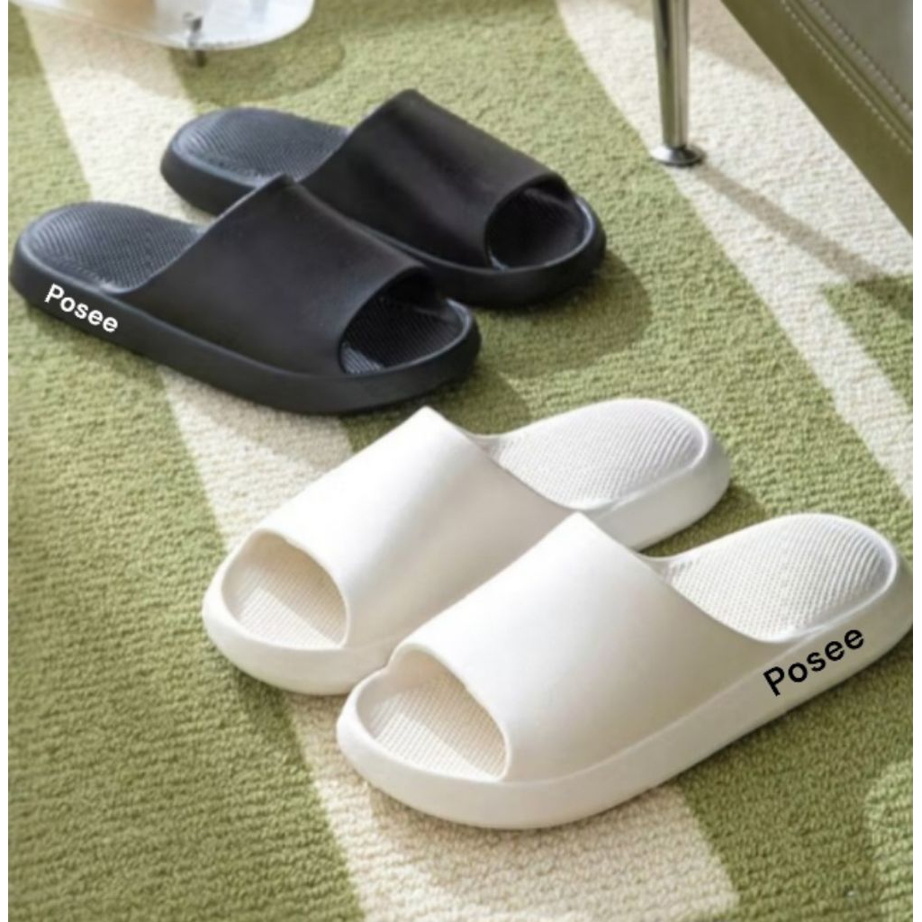 Sandal Slide Slop Posee Sandal Slip On Eva Sandal Pria Wanita Terbaru Masa Kini Ukuran 35-44