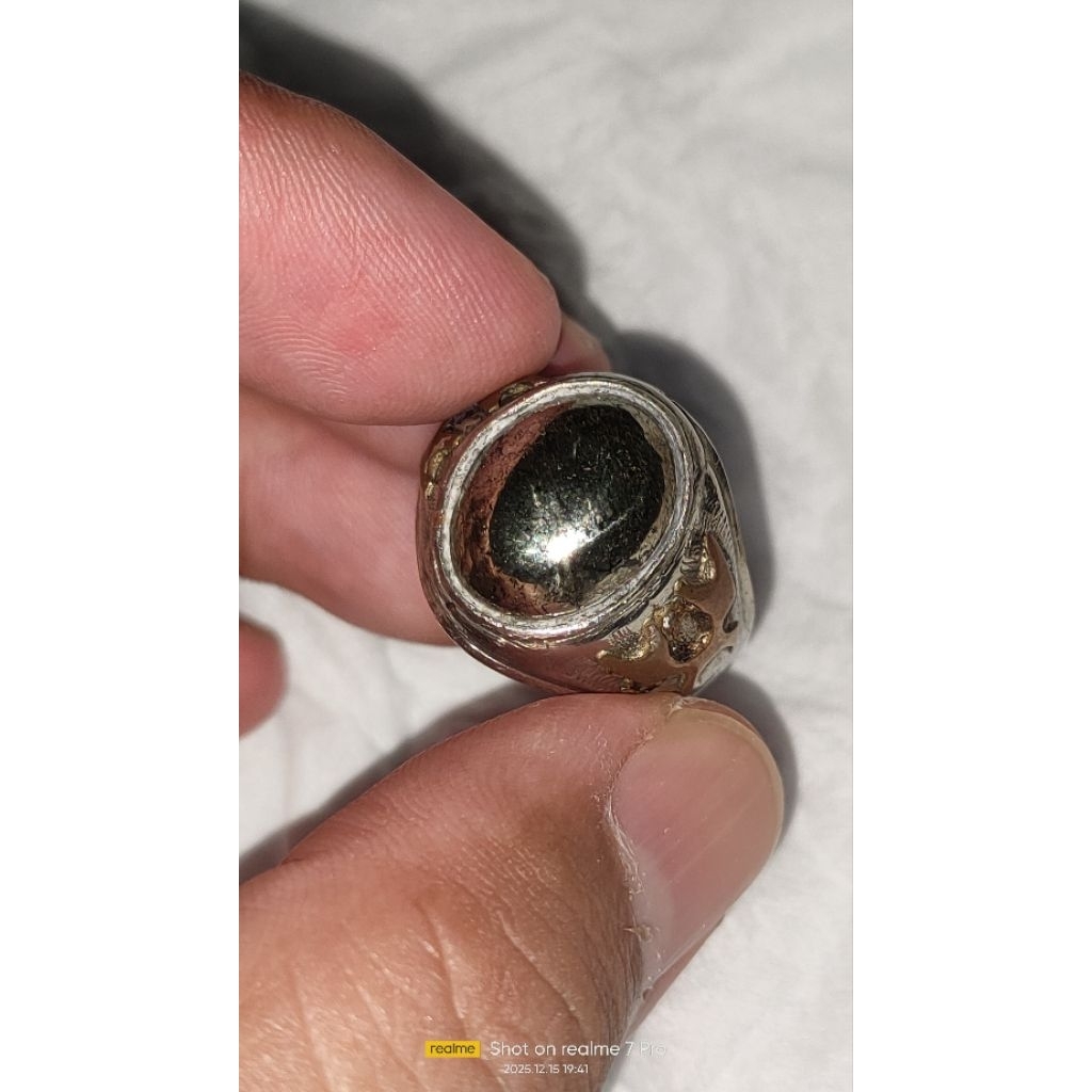 cincin natural batu badar emas