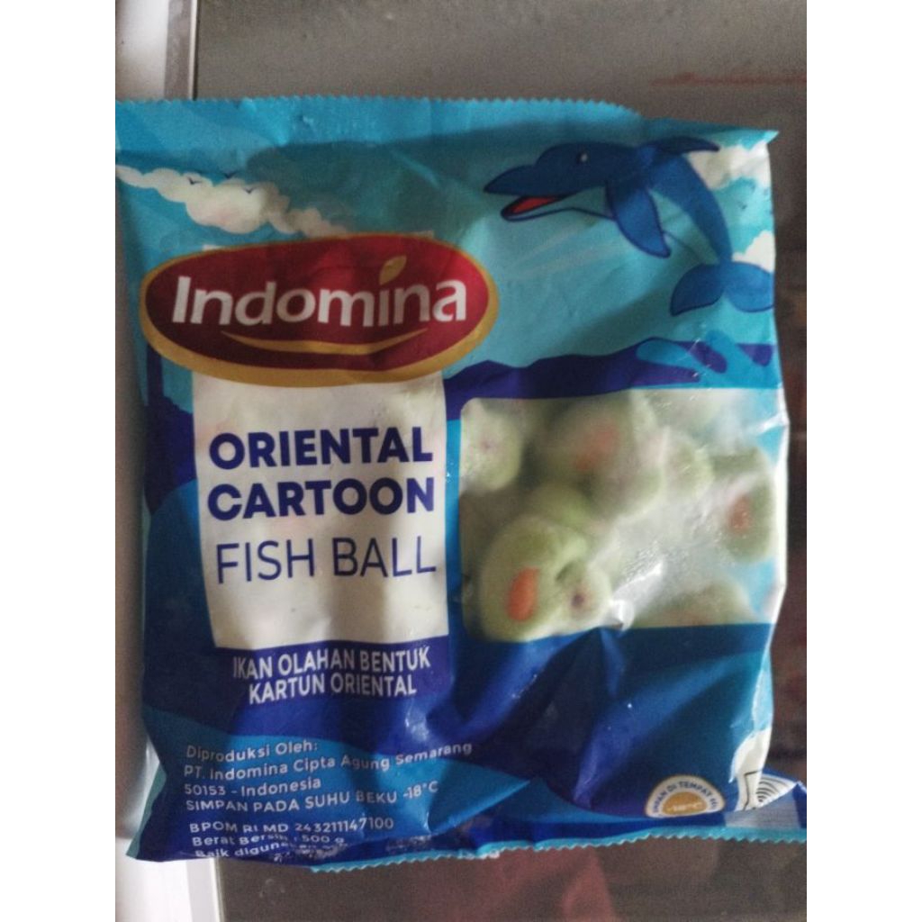Indomina fish ball bentuk bebek 500 gr