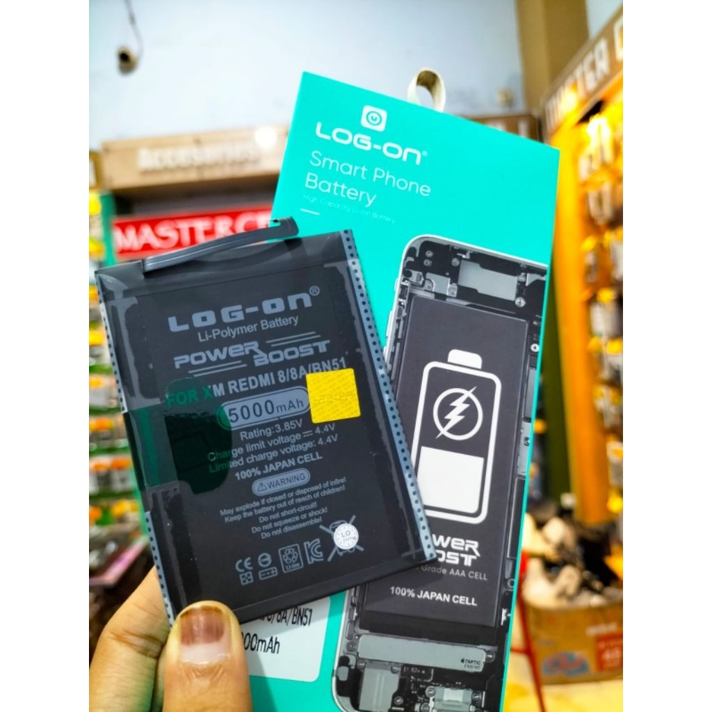 BATTERY BATRE BATERAI BN-51 BN51 BN 51 XIAOMI REDMI 8 8A ORIGINAL LOG-ON DOUBLE POWER