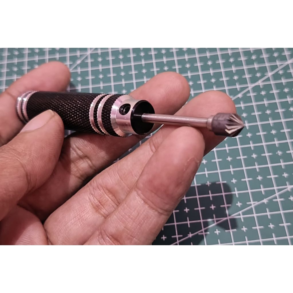 bor tangan countersink Tamiya