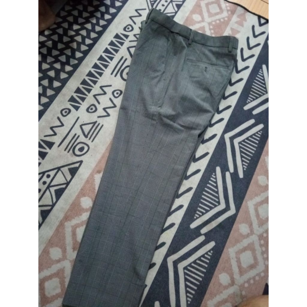 Musinsa standart celana Tartan pria grey