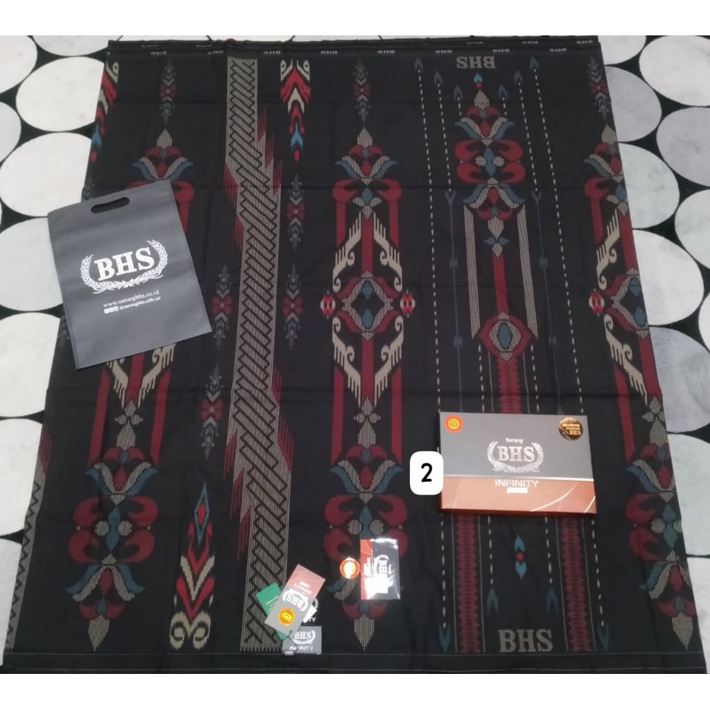 Sarung BHS Infiniti Silver Asli | Sarung Tenun Premium Pria Dewasa Elegan untuk Sholat, Pengajian & 
