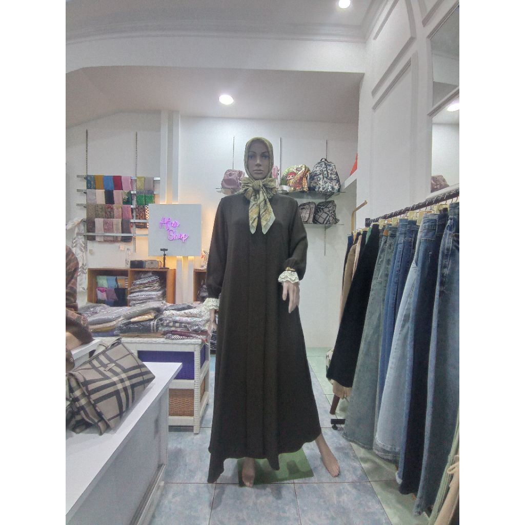 Gamis Polos Army DnL Luxury