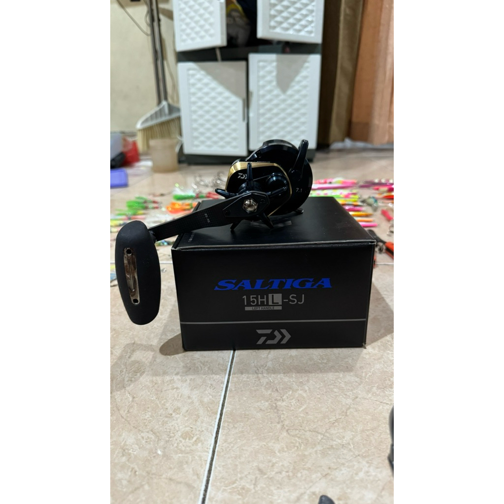 reel oh daiwa saltiga 15 hl-sj