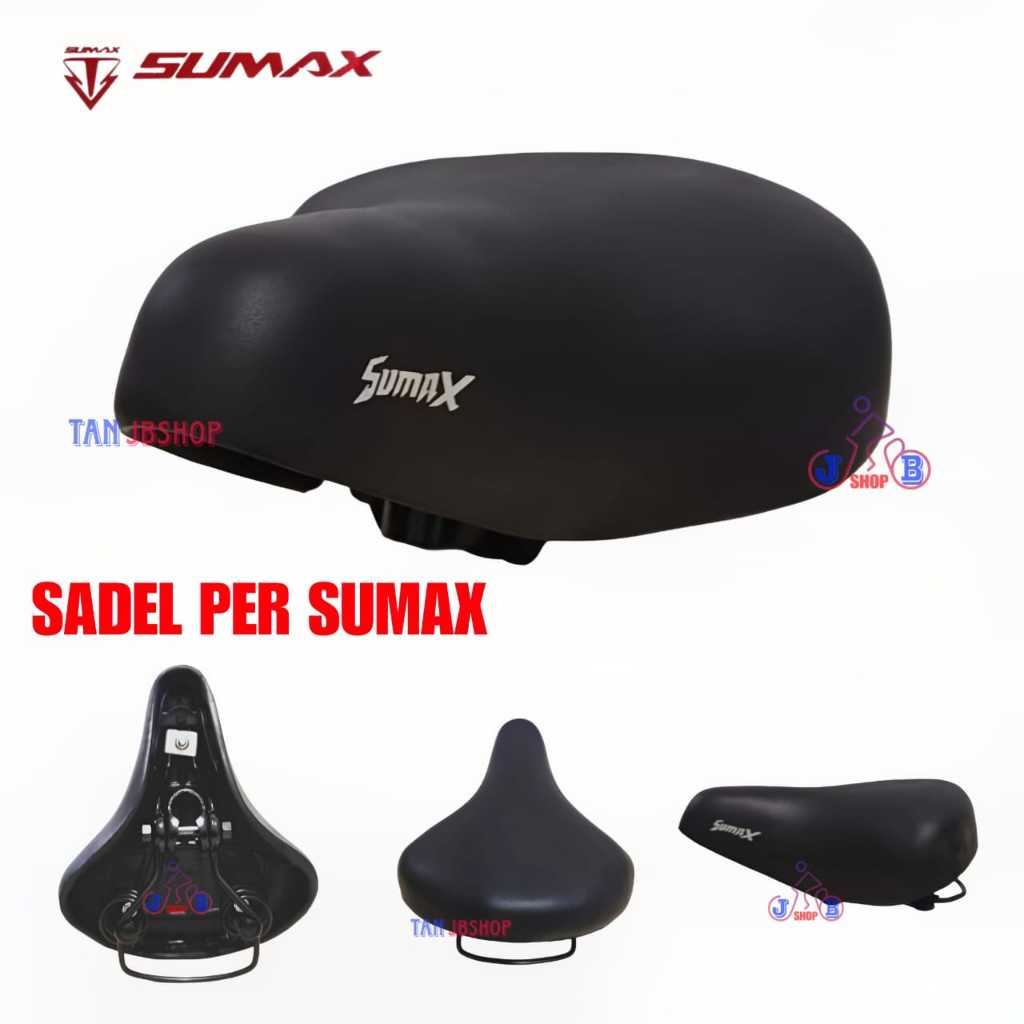 SADEL SADDLE SEPEDA PAKAI PER EMPUK Spring Shock Absorber SUMAX SEPEDA MINI LIPAT MTB CTB JOK TEMPAT