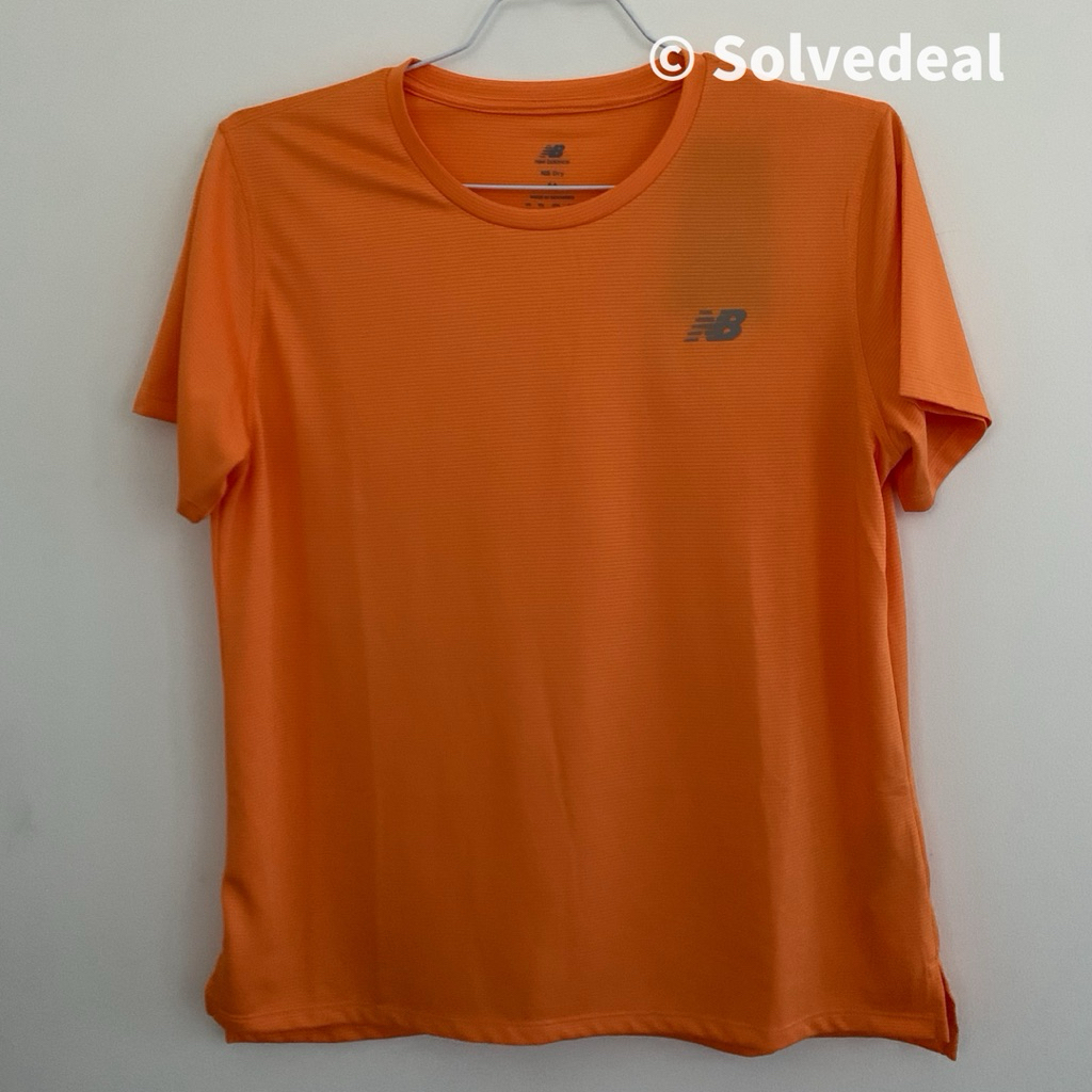 Kaos New Balance Sport Essentials Womens Tshirt Orange - Original Baru