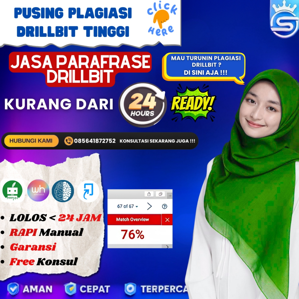 PARAFRASE MENURUNKAN PLAGIASI DRILLBIT BONUS CEK PLAGIASI