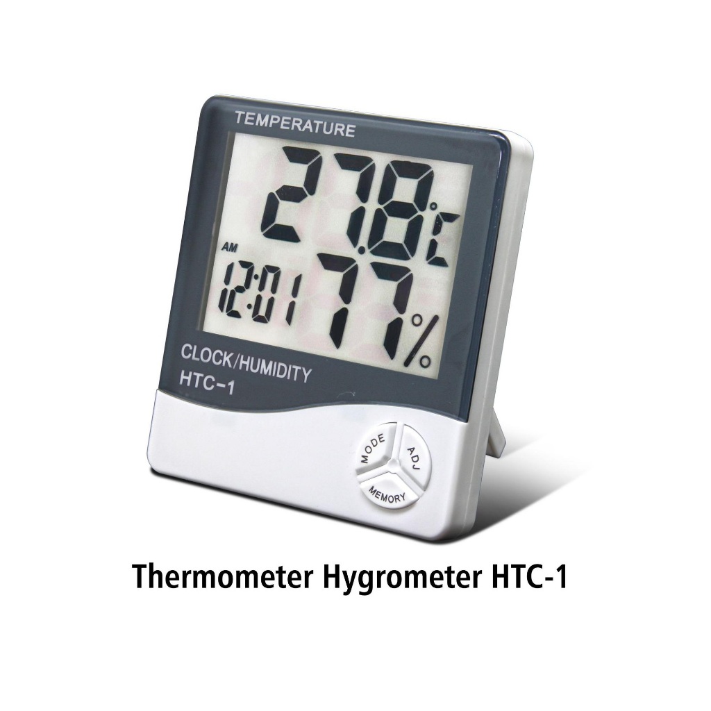 Thermometer Digital Hygrometer HTC 1 - Termometer Ruang [TANGERANG]