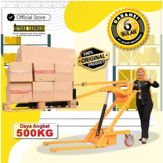 Handlift Stacker Portable / Hand lift Portable / Forklift Portable / Hand Stacker 500 KG