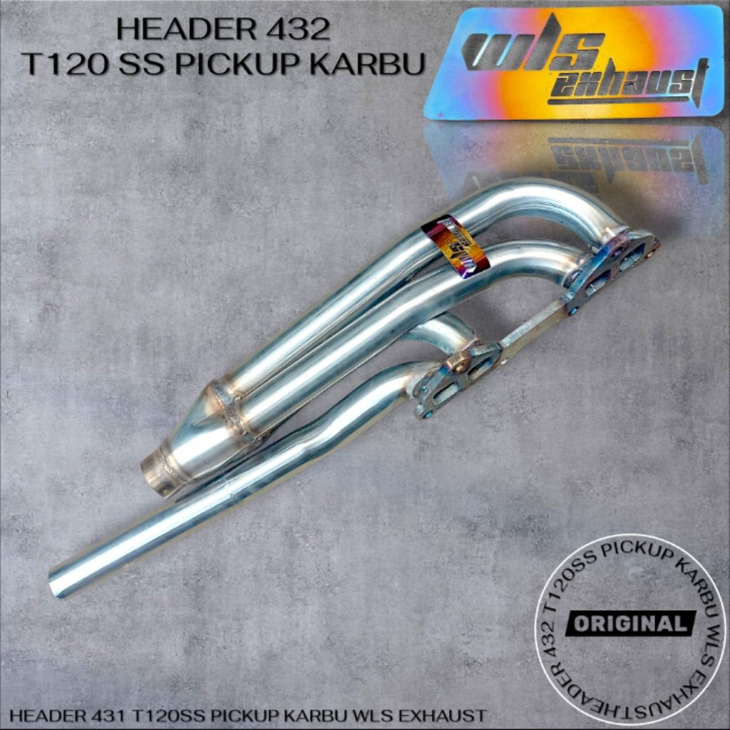 KNALPOT MOBIL HEADER 432 - 4.1 T120ss PICKUP SUARA HARLEY