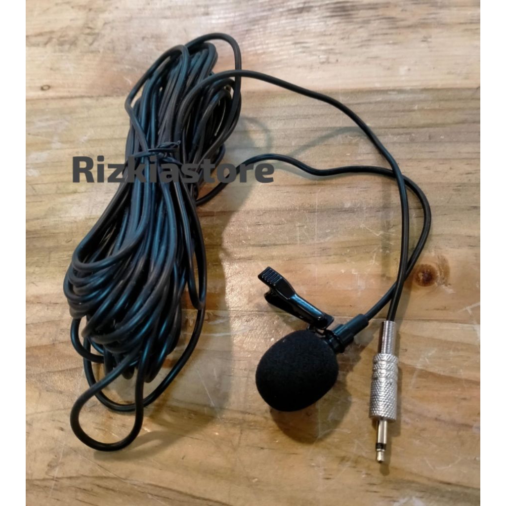 MIC VLOG CLIP ON MICROPHONE MIC JEPIT BESI PANJANG KABEL 10METER