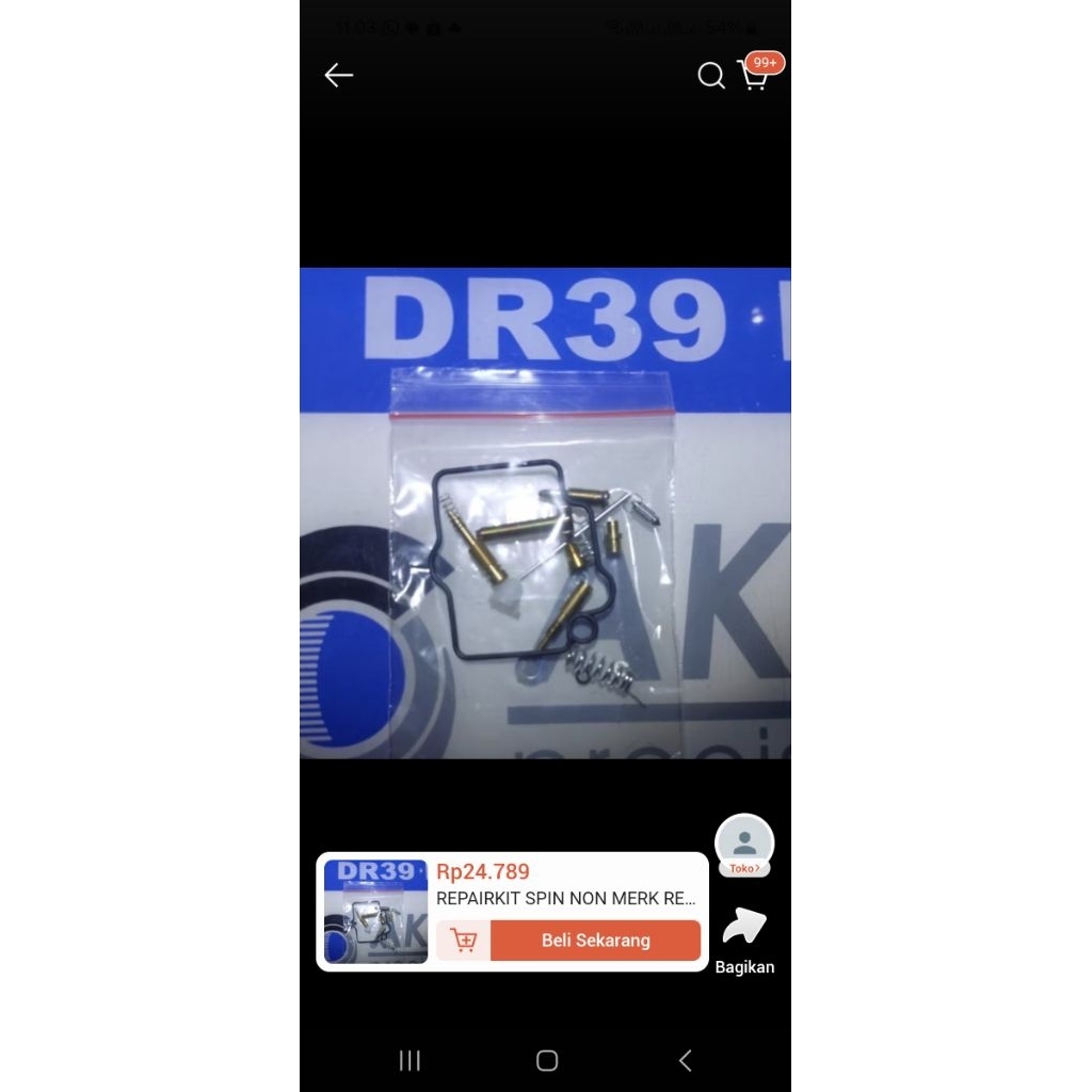 REPAIRKIT KLX PRESISI REPUTASI DR39 CHOICE