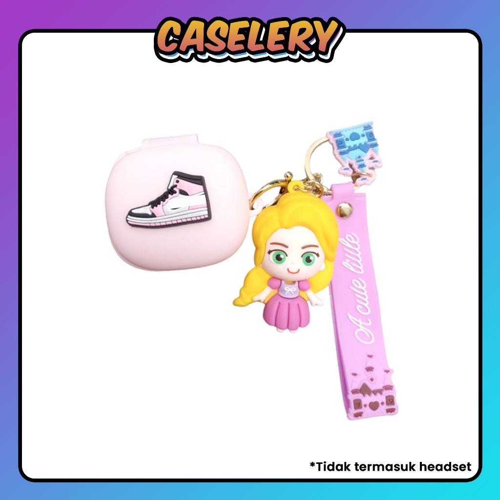 [R50i] Case Karakter Soundcore R50i Anker Jordan Pink Rapunzel Premium Quality Soft Silicon