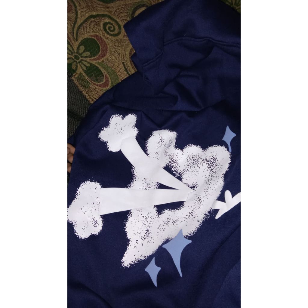 chmb shooting love navy ( 1:1 ) size M katun fleece 280gsm