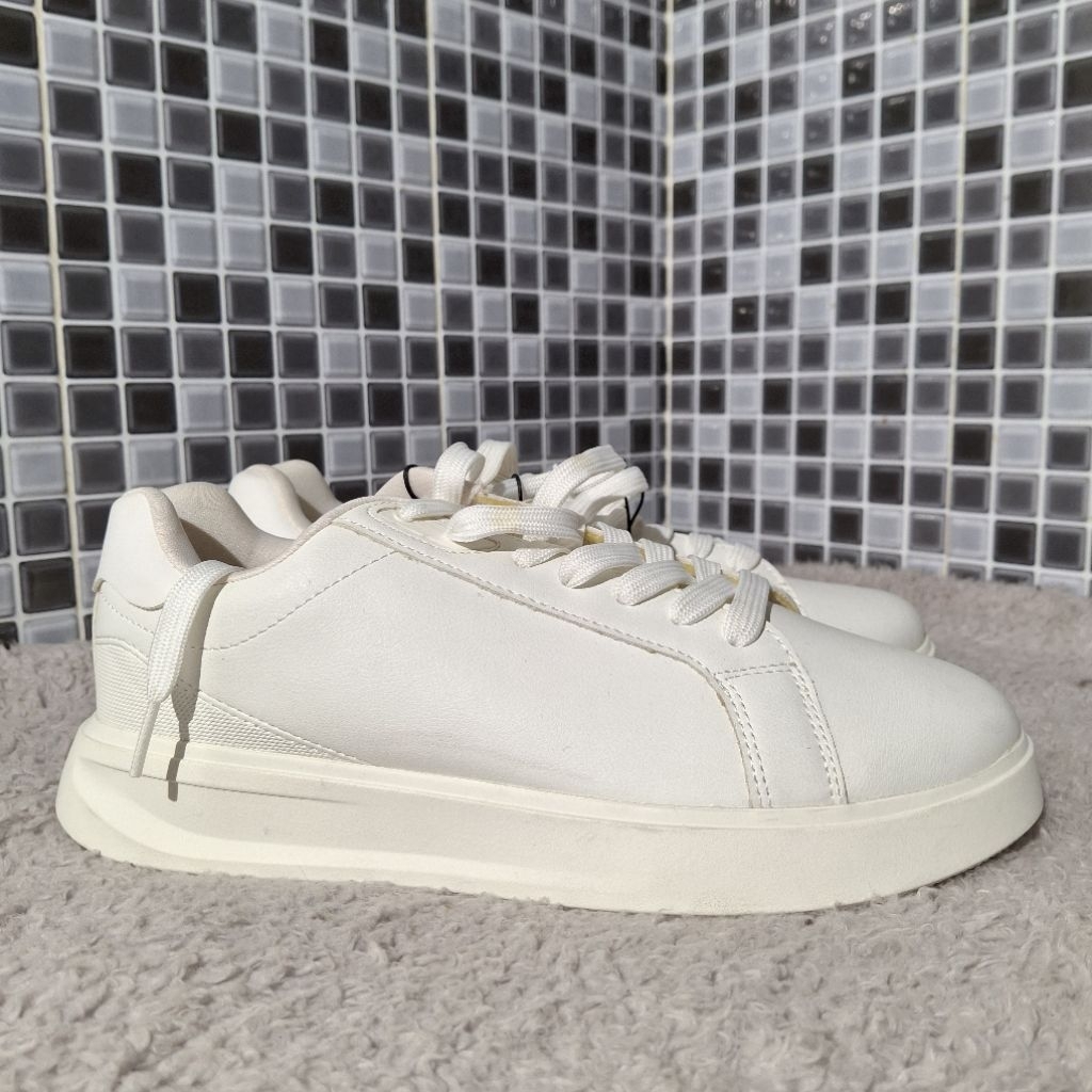 ZARA SEPATU SNEAKERS PLATFORM WHITE BARU ASLI ORIGINAL