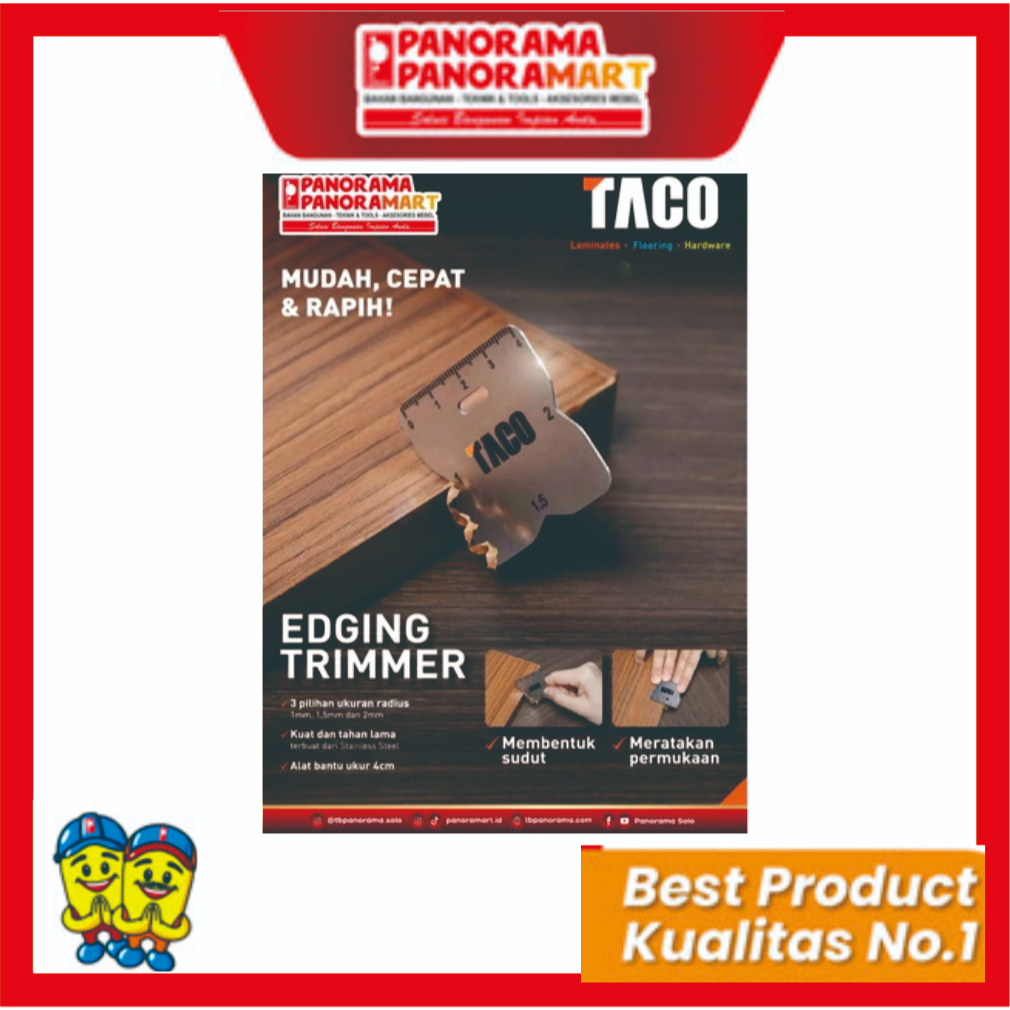 EDGING TRIMMER TACO / Edging Trimmer Merk Taco /  Alat Pemotong Merapikan Pinggiran HPL