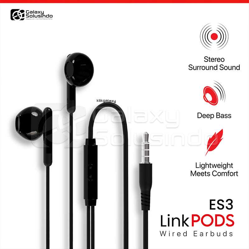 Fantech ES3 LinkPODS Wired Earbuds Earphone - MG