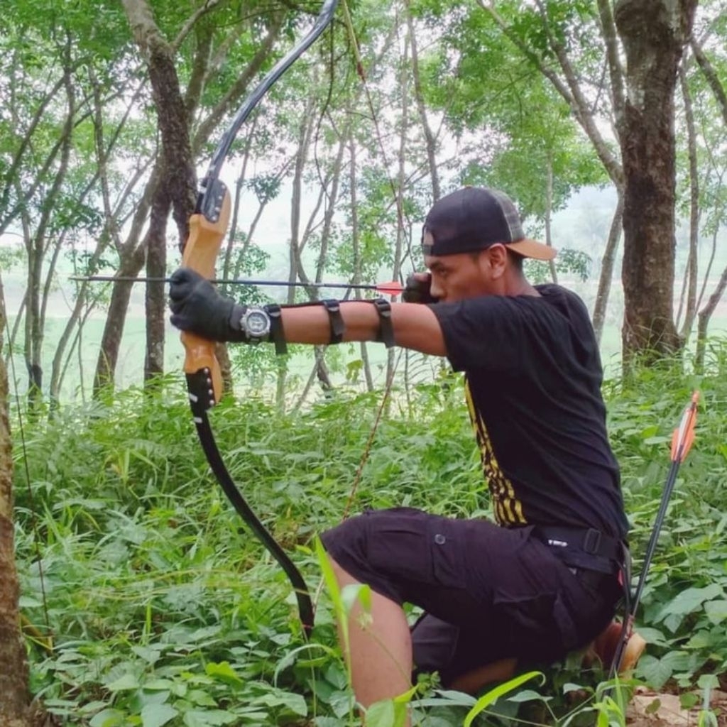 Set Lengkap Bantalan Target Sasaran Busur Panah Dewasa Pria Wanita Panahan Archery Arrow Quality Con