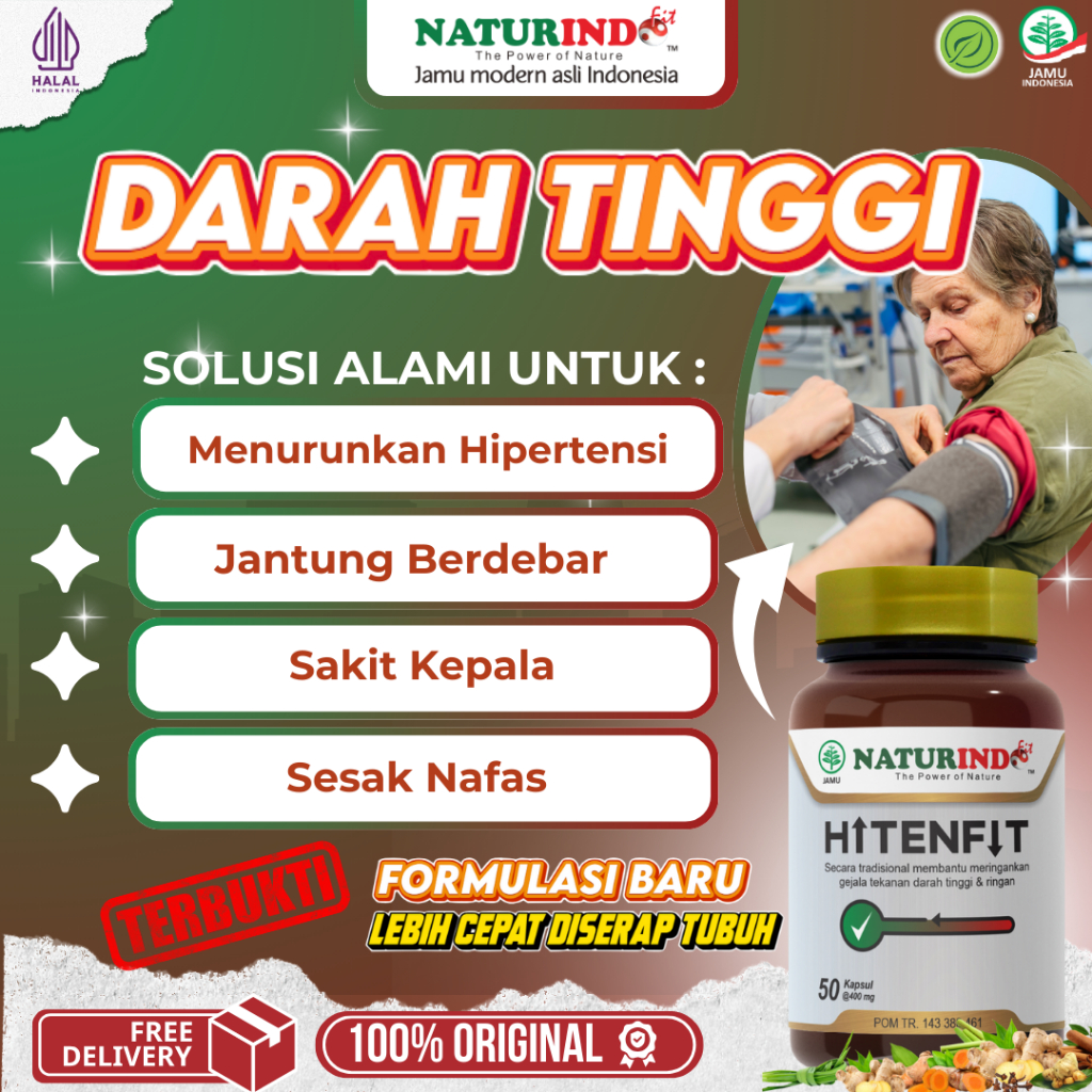Obat Herbal Hitenfit Obat Herbal Darah Tinggi Darah Rendah Obat Hipertensi Penurun Darah tinggi Pusi