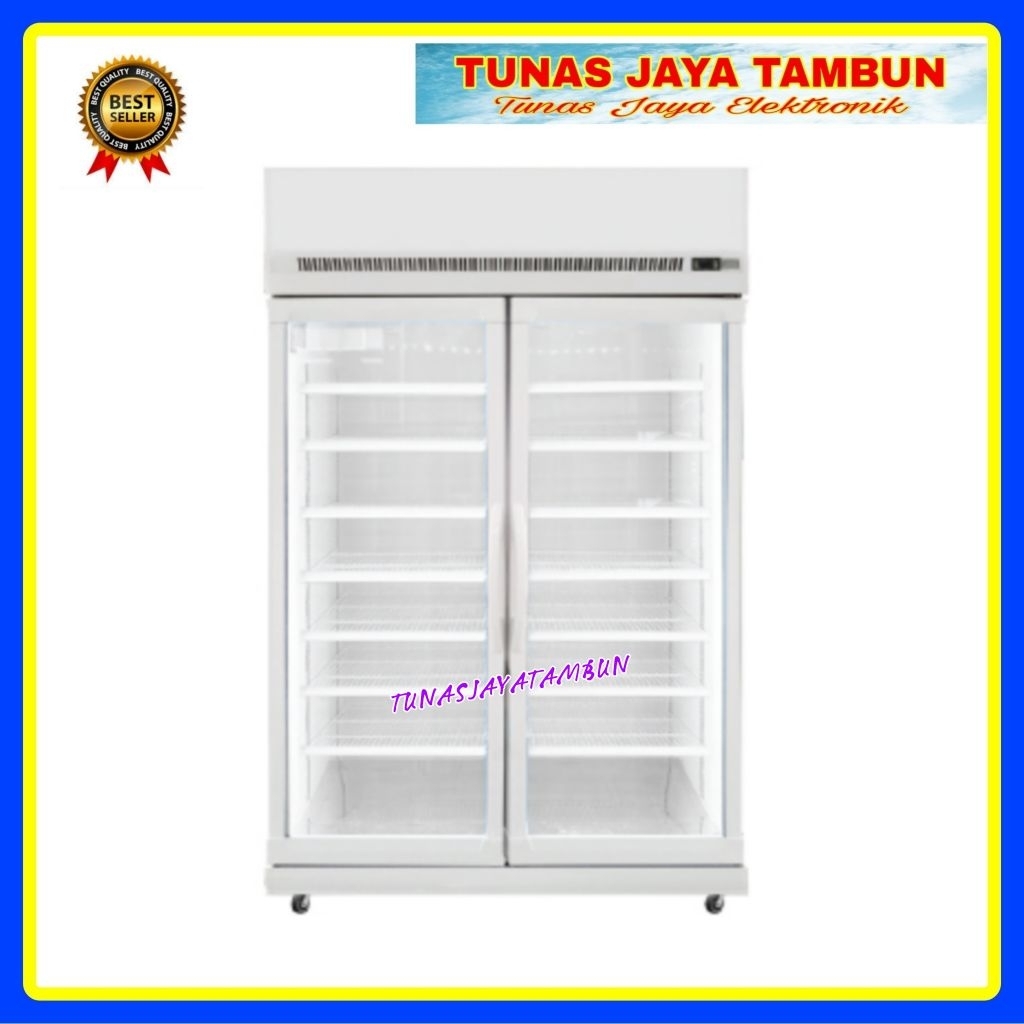 SHOWCASE GEA EXPO 1000 VFC / LEMARI PENDINGIN GEA 2 PINTU 1050 LITER EXPO 1000VFC / GEA EXPO-1000VFC