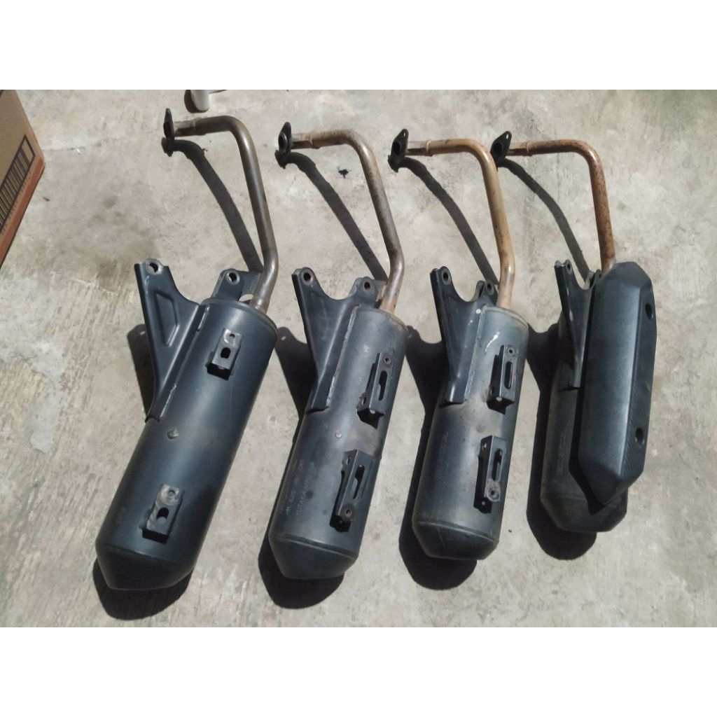 knalpot beat karbu fi spacy ORI lepasan utuh normal suara standar