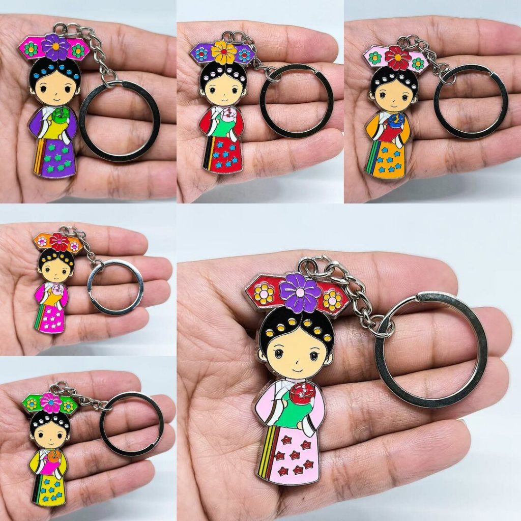 Gantungan Kunci Cina Opera China Souvenir Beijing Baju Adat Wanita Cina