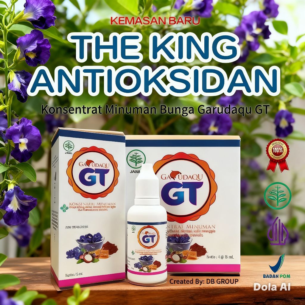 GT Bunga Telang - Konsentrat Bunga Telang GMA GT Original Isi 15 ml