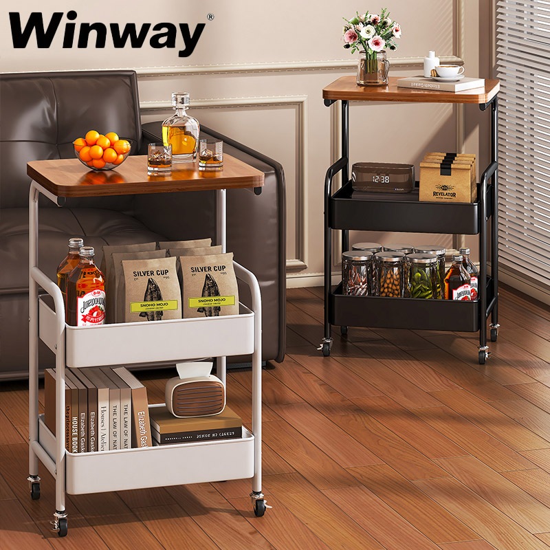 Rak Troli Susun Rak Penyimpanan Beroda Rak Troli Susun Serbaguna  Rak Dapur Troli Dengan Roda