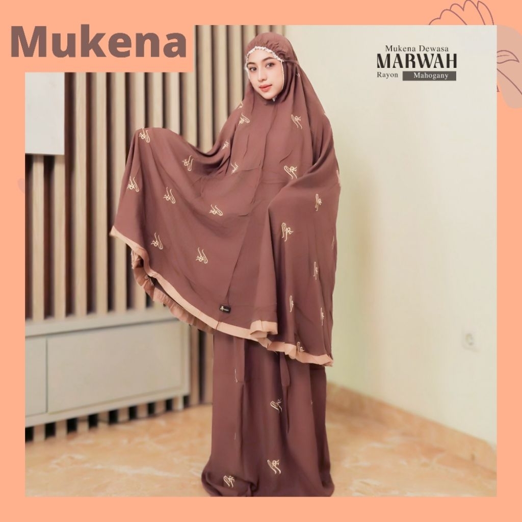 BEST SELLER || MUKENA MARWAH ARRAFI POTONGAN DEWASA TERLARIS || MUKENAH AR RAFI WANITA RAYON ADEM MO