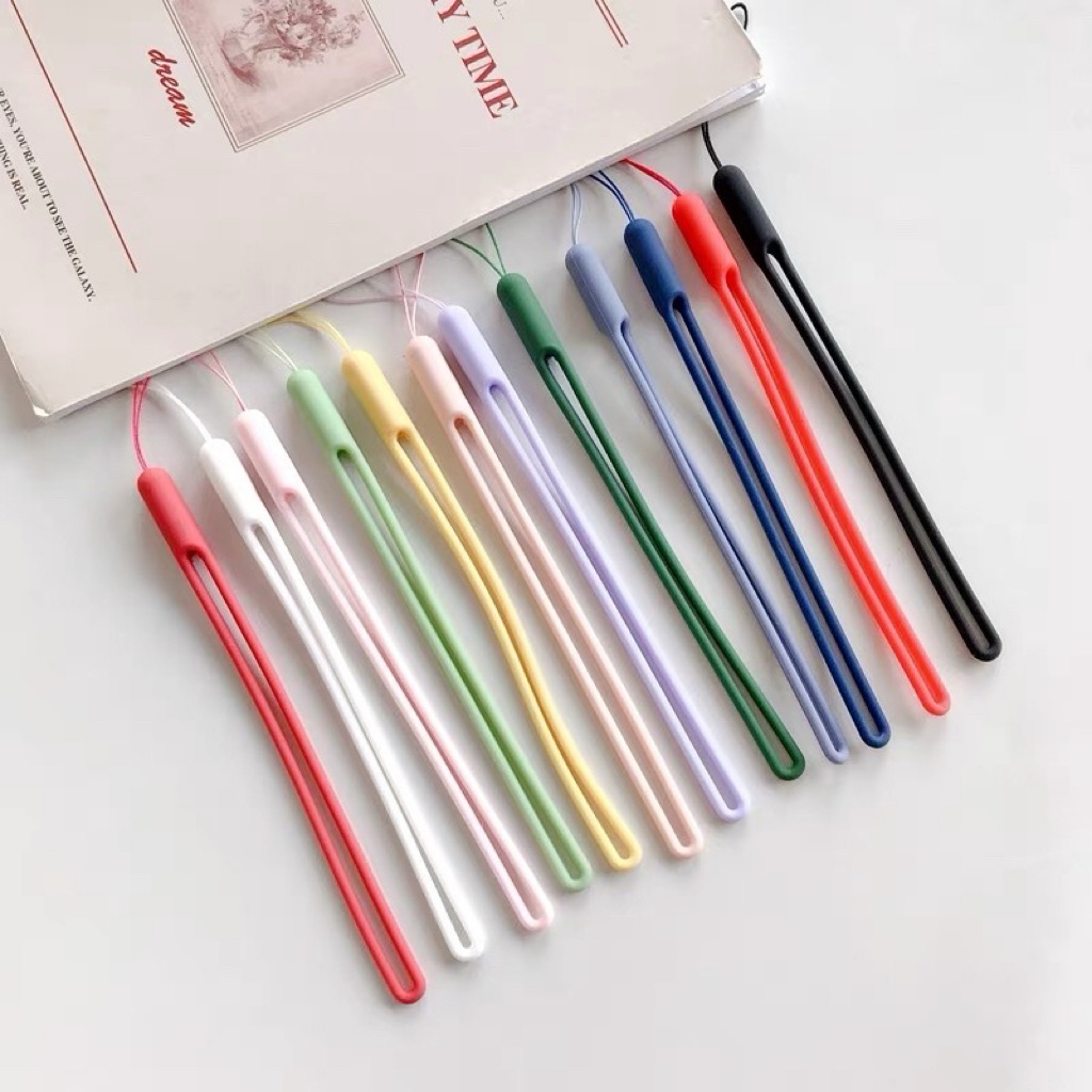 STRAP KARET GANTUNGAN HP VIRAL POLOS STRAP HP