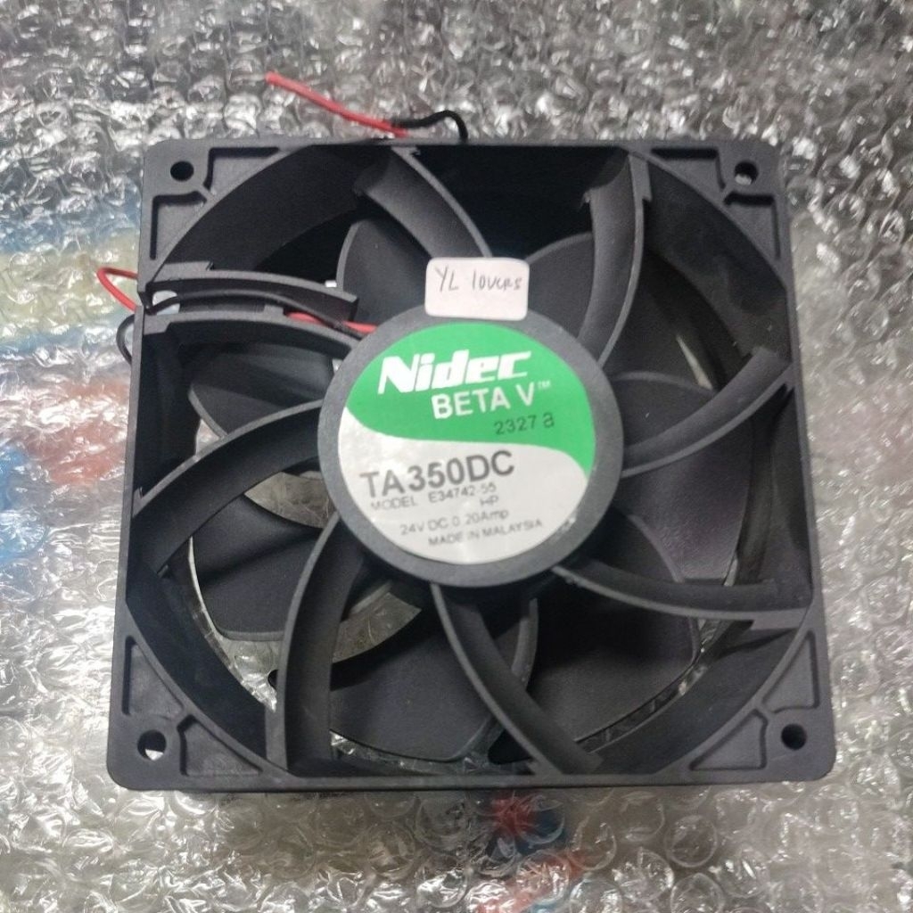 Fan 24v dc 12x12 cm/Kipas 12x12 dc 24v/Exhaust 12cm 24v dc/Blower 12x12cm 24v dc