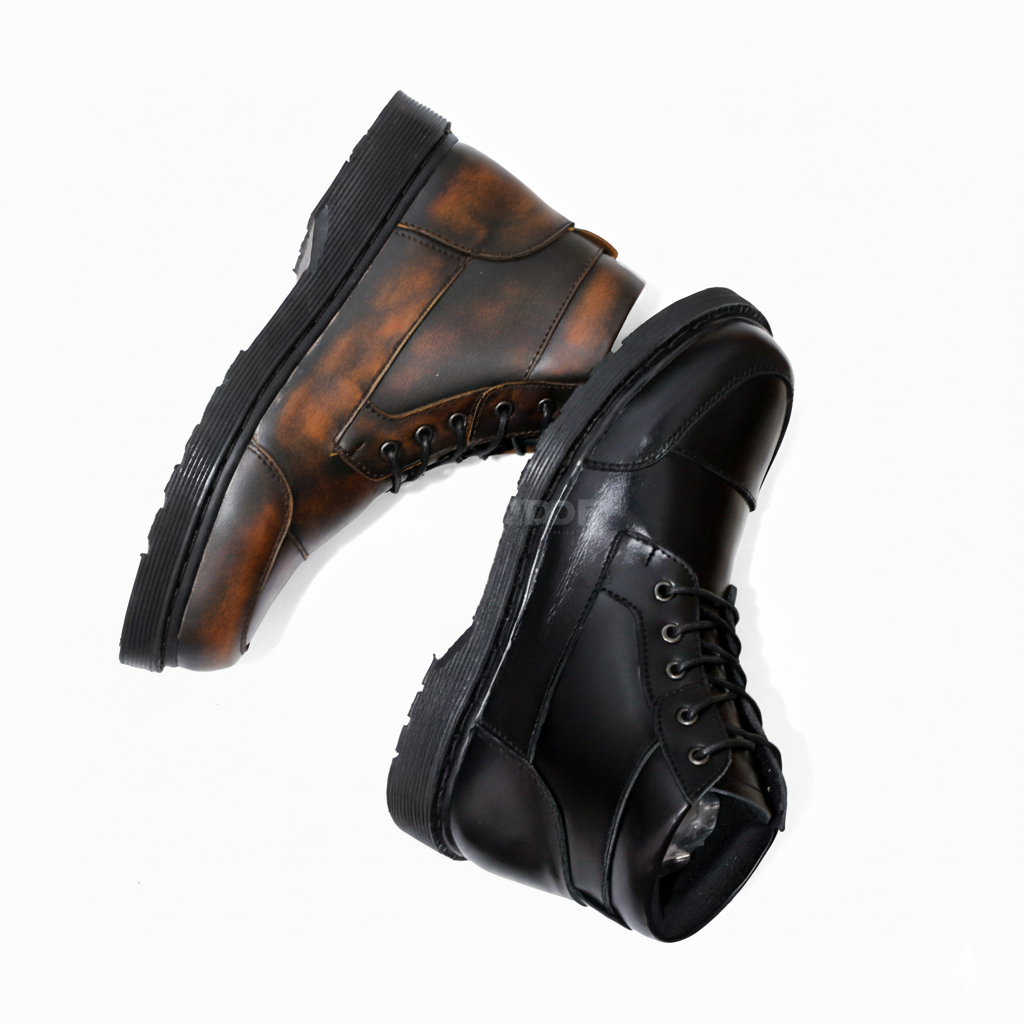 39 - 45 ALOOF BARED - Sepatu Boots Pria Kulit Asli