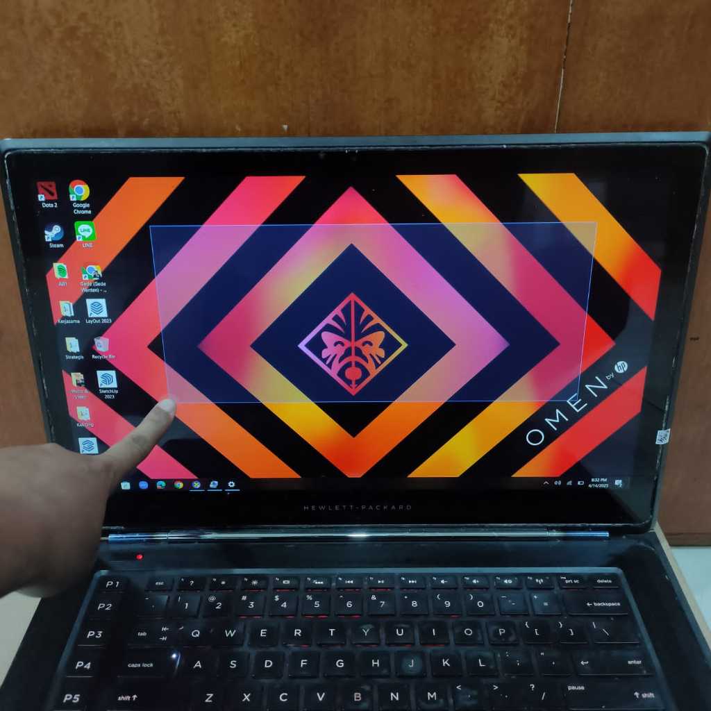 Laptop HP Omen 15 - 5117TX, core i7 - 4720HQ, Ram 8/256gb, #VGA Nvidia GeForce GTX 960M 4Gb, #TOUCHS