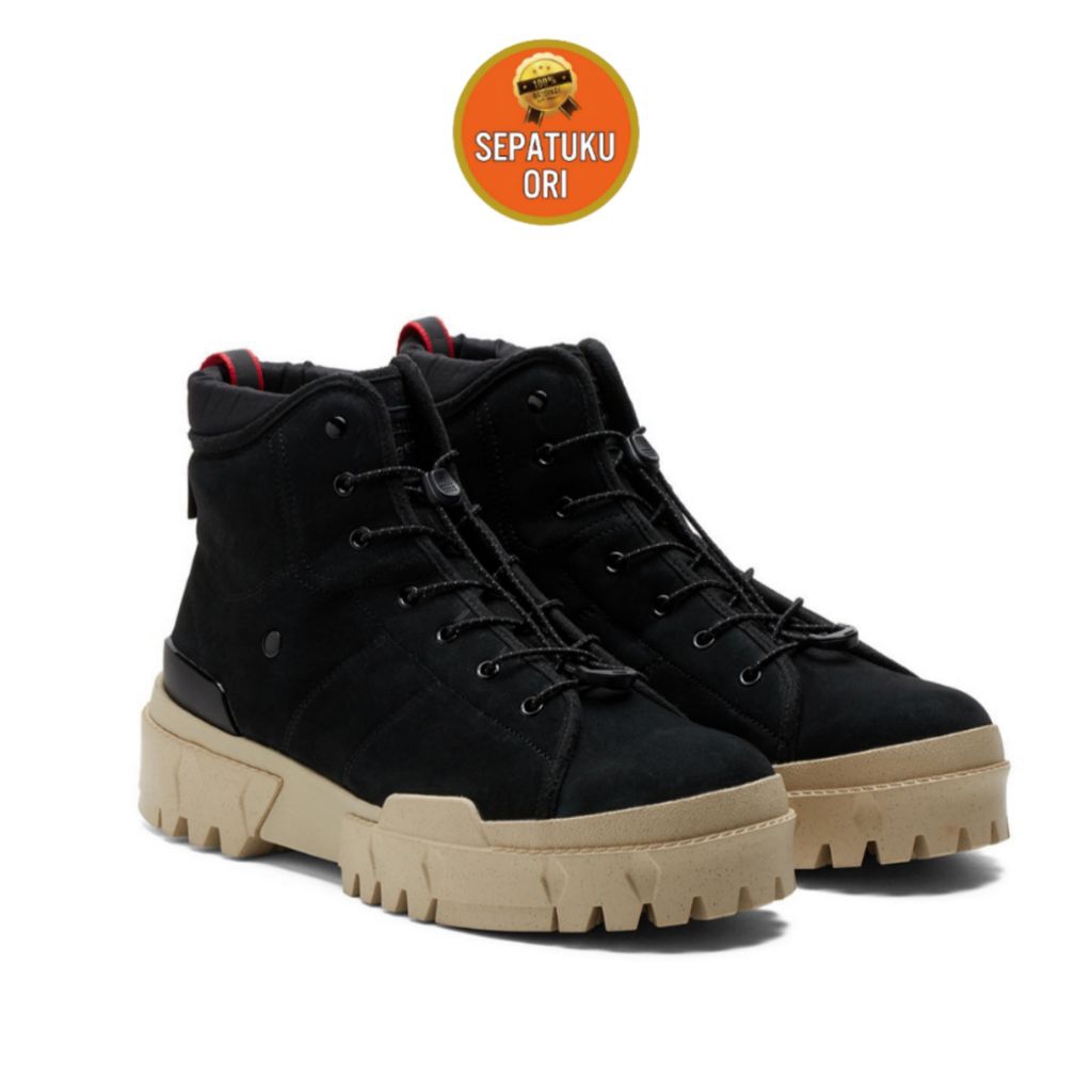 SEPATU UNISEX (39.5/25cm) ONITSUKA BOOTS HMR PEAK G-TX  GORETEX BLACK PUTTY NEW BNIB 1183B892-002