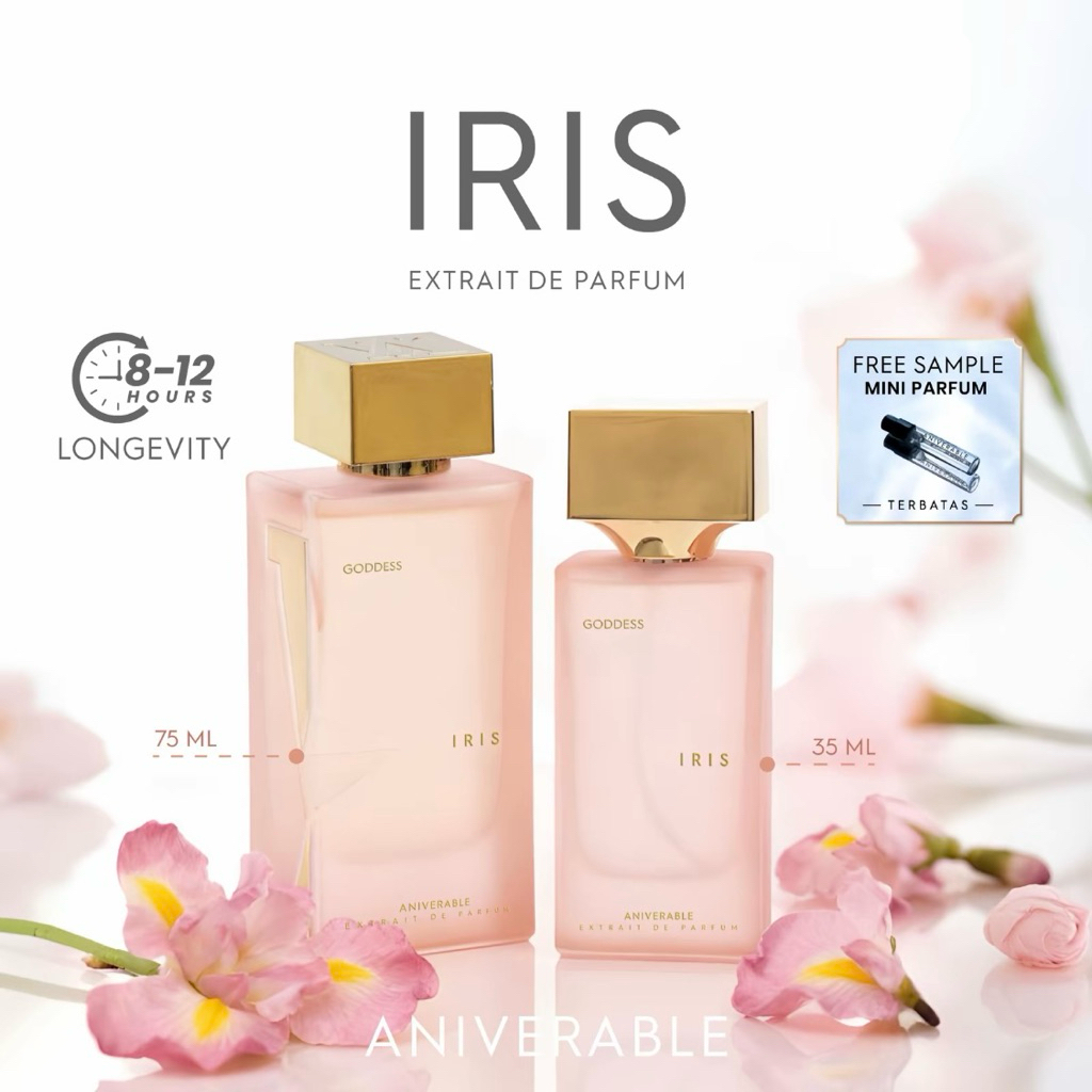 ANIVERABLE - IRIS 35ml & 75ml Extrait De Parfum By Tasya Revina