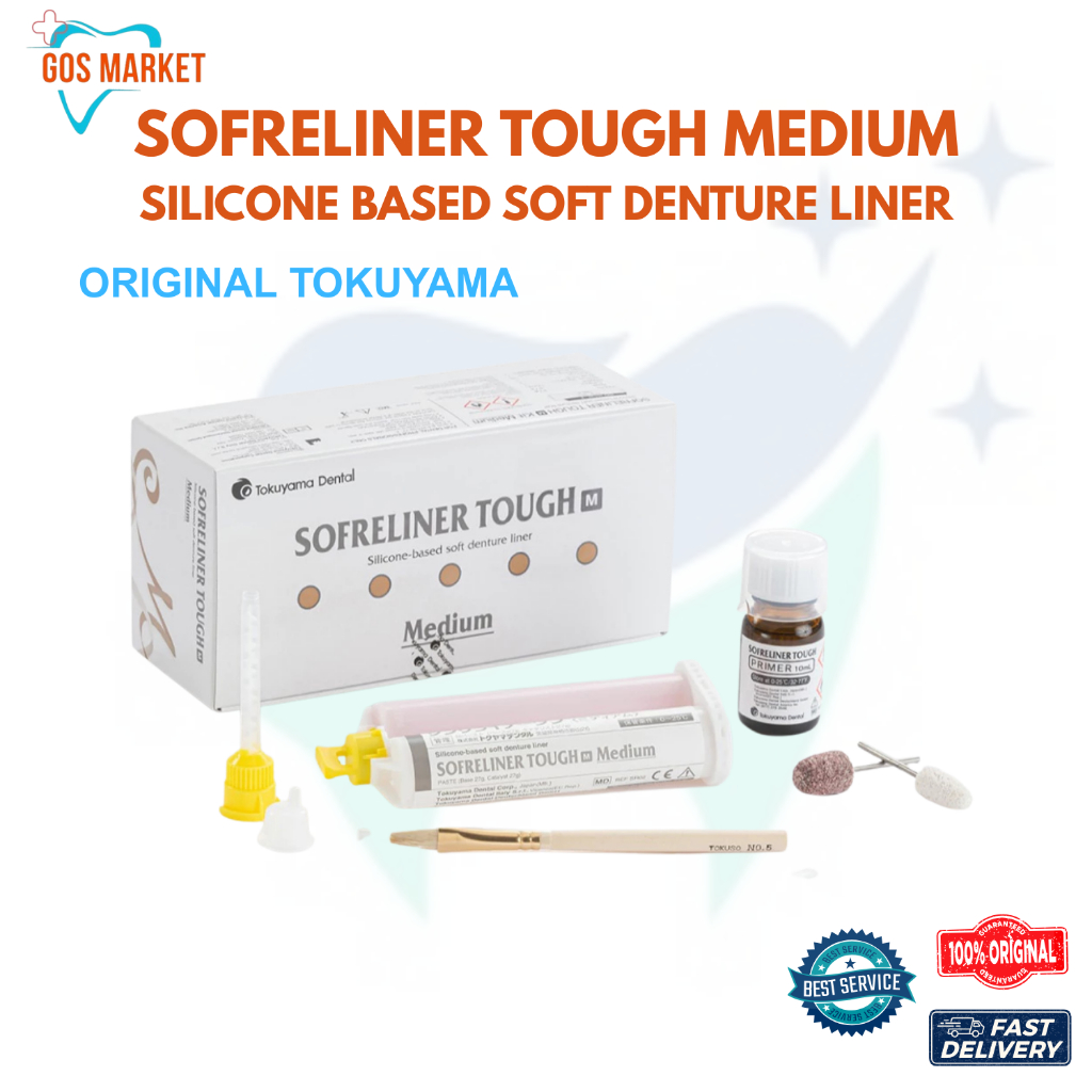 SOFRELINER TOUGH M – Produk Dental untuk Reline Gigi Palsu | Best Seller